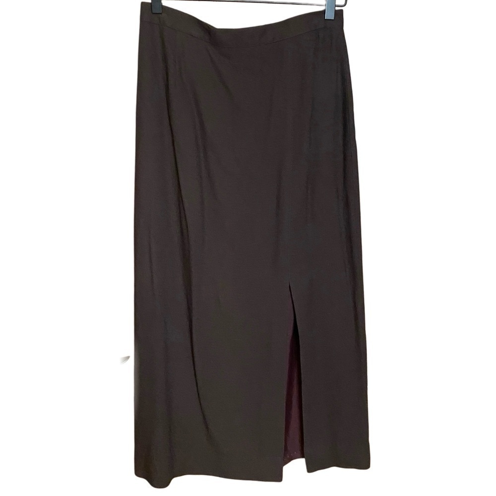 Vintage Campaign International Express Tailleur long maxi wool skirt sz 9/10